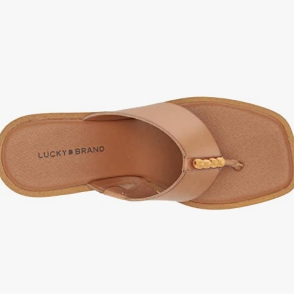 Lucky Brand Tan Platform Sandals - Picture 4 of 8